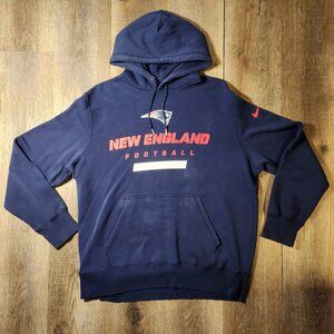 🏈🏆Nike New England Patriots NFL Pullover Football Hoodie Sweatshirt-XL
